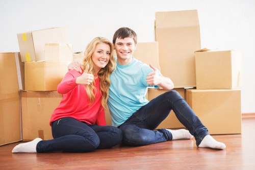 Packed boxes and moving checklist ready for a Watford relocation