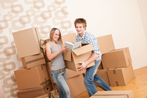 Careful furniture handling during a Watford property relocation