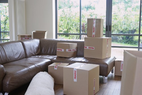 Local removals van service handling a house move in Watford