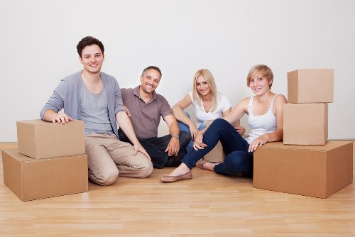 Office furniture and equipment prepared for a Watford commercial move